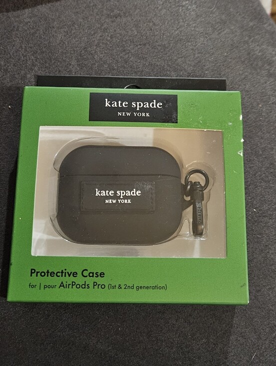 kate spade Other - kate spade Black AirPods Pro Case (1st & 2nd Gen) NIB